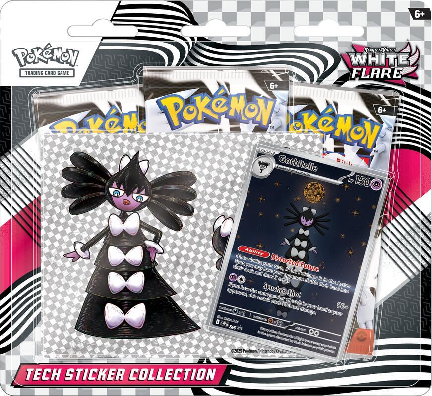 White Flare Tech Sticker Collection - SV: White Flare (WHT)