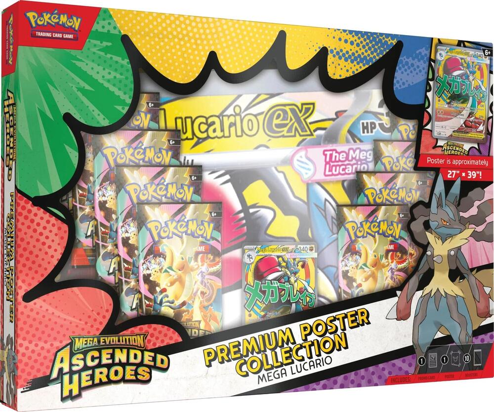 Premium Poster Collection: Mega Lucario - ME: Ascended Heroes (ASC)