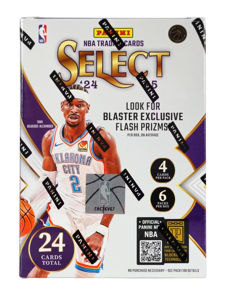 2024/25 Panini Select Basketball 6-Pack Blaster Box