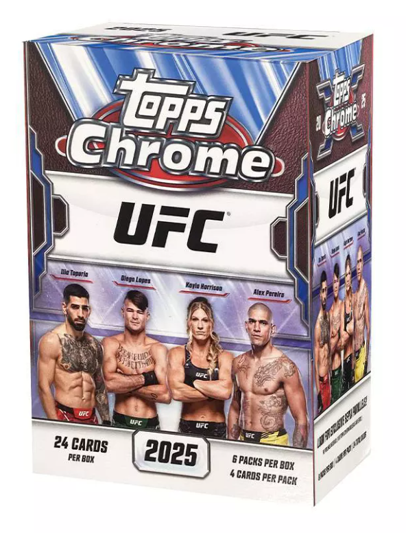 2025 Topps Chrome UFC Trading Card Value Box