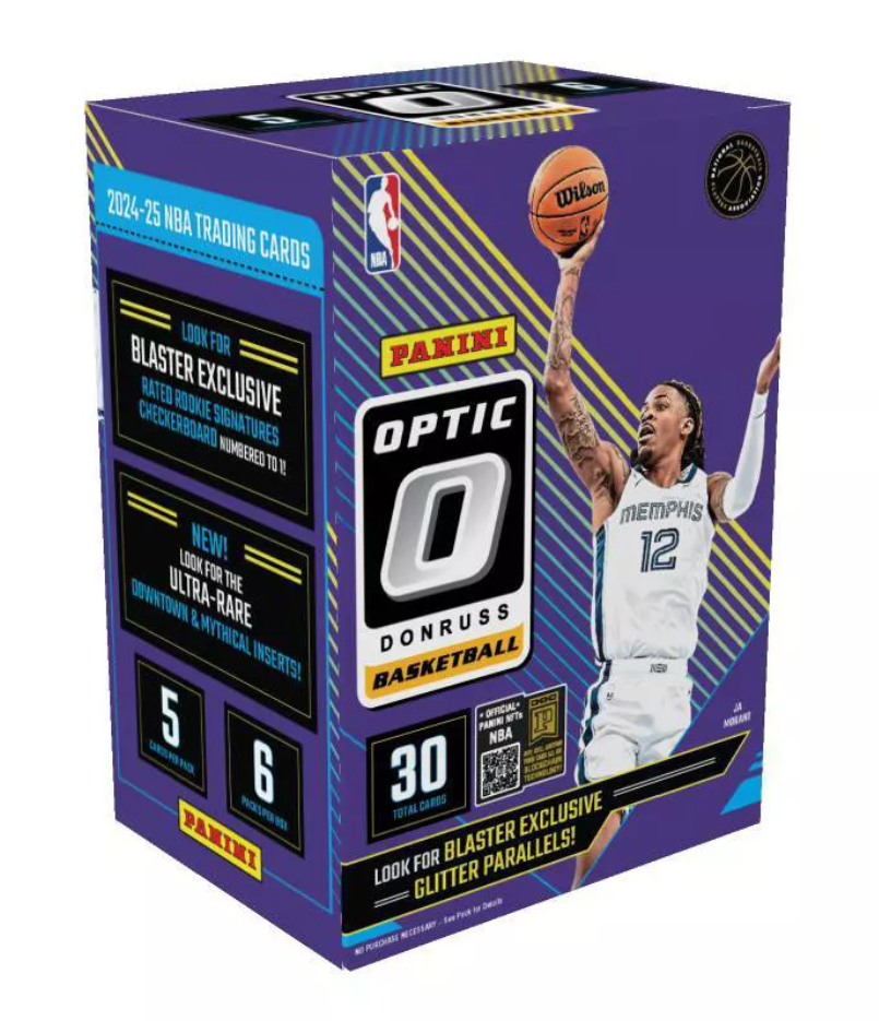 2024-25 Panini NBA Optic Donruss Basketball Trading Card Blaster Box