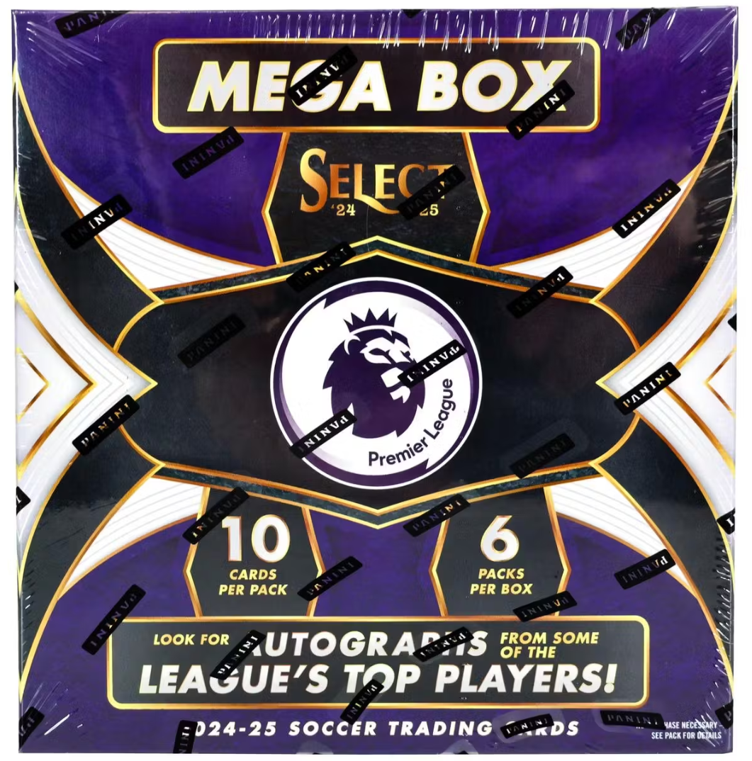 2024/25 Panini Select Premier League EPL Soccer Hobby Mega Box
