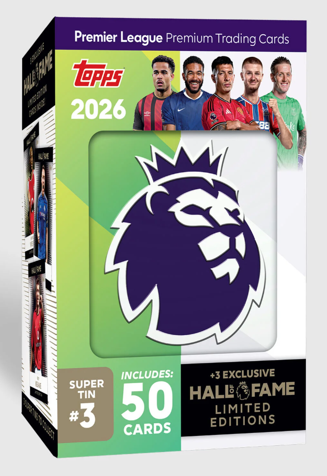 Topps 2026 Debut Edition Hall of Fame Super Tin (3 Tin Set)