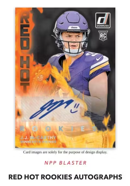 2025 Panini Donruss Football 6-Pack Blaster Box (Red Hot Rookies!)