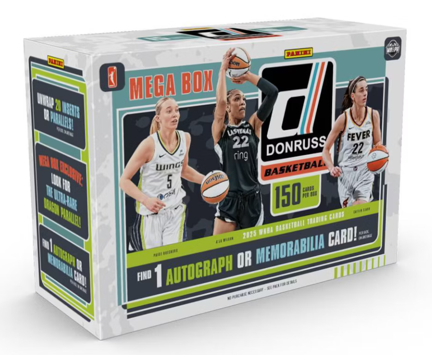 2025 Panini WNBA Donruss Basketball Trading Card Mega Box
