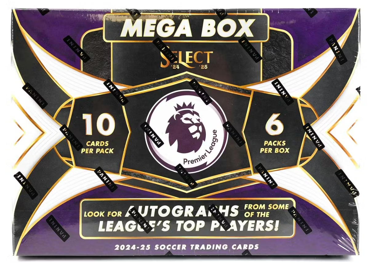 2024/25 Panini Select Premier League EPL Soccer Hobby Mega Box