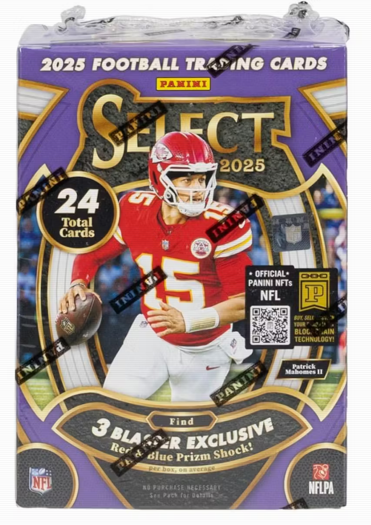 2025 Panini Select Football Blaster Box (Red & Blue Prizms!)