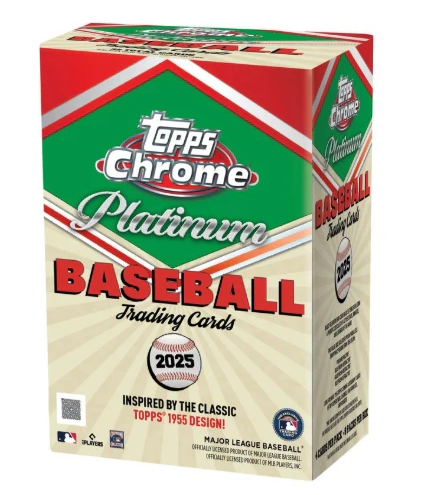2025 Topps Chrome Platinum Anniversary Baseball Blaster Box