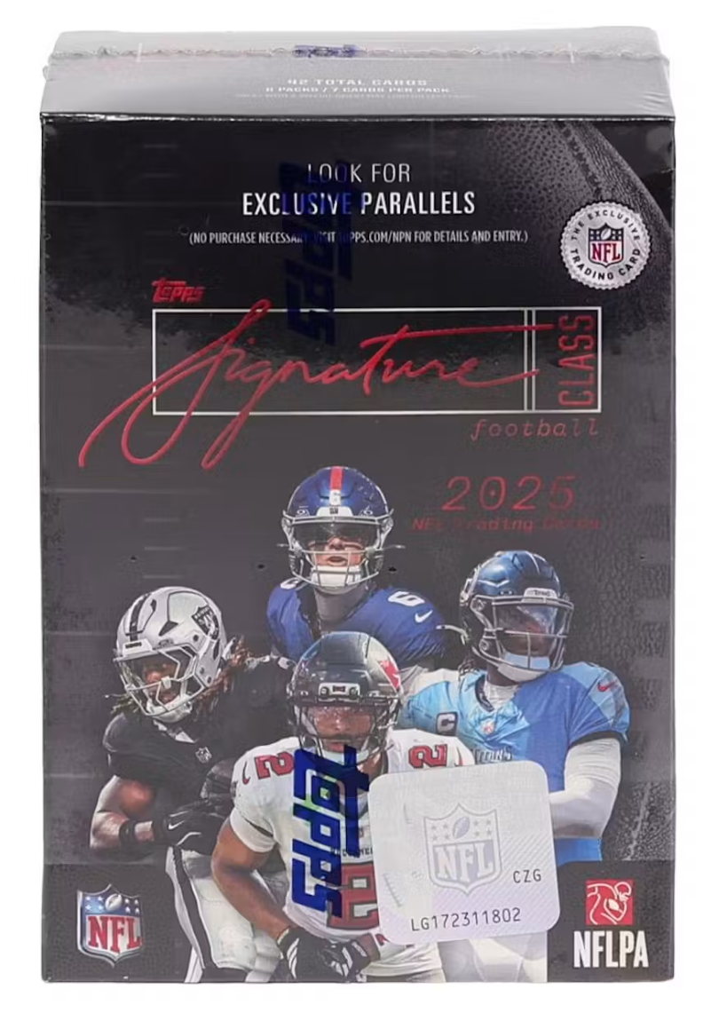 2025 Topps Signature Class Football Blaster Box