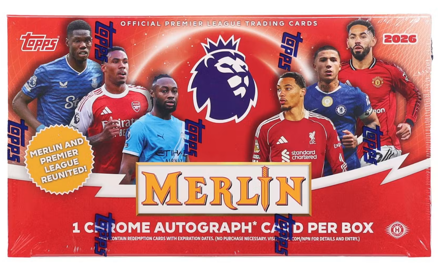 2025/26 Topps Merlin Premier League EPL Soccer Hobby Box