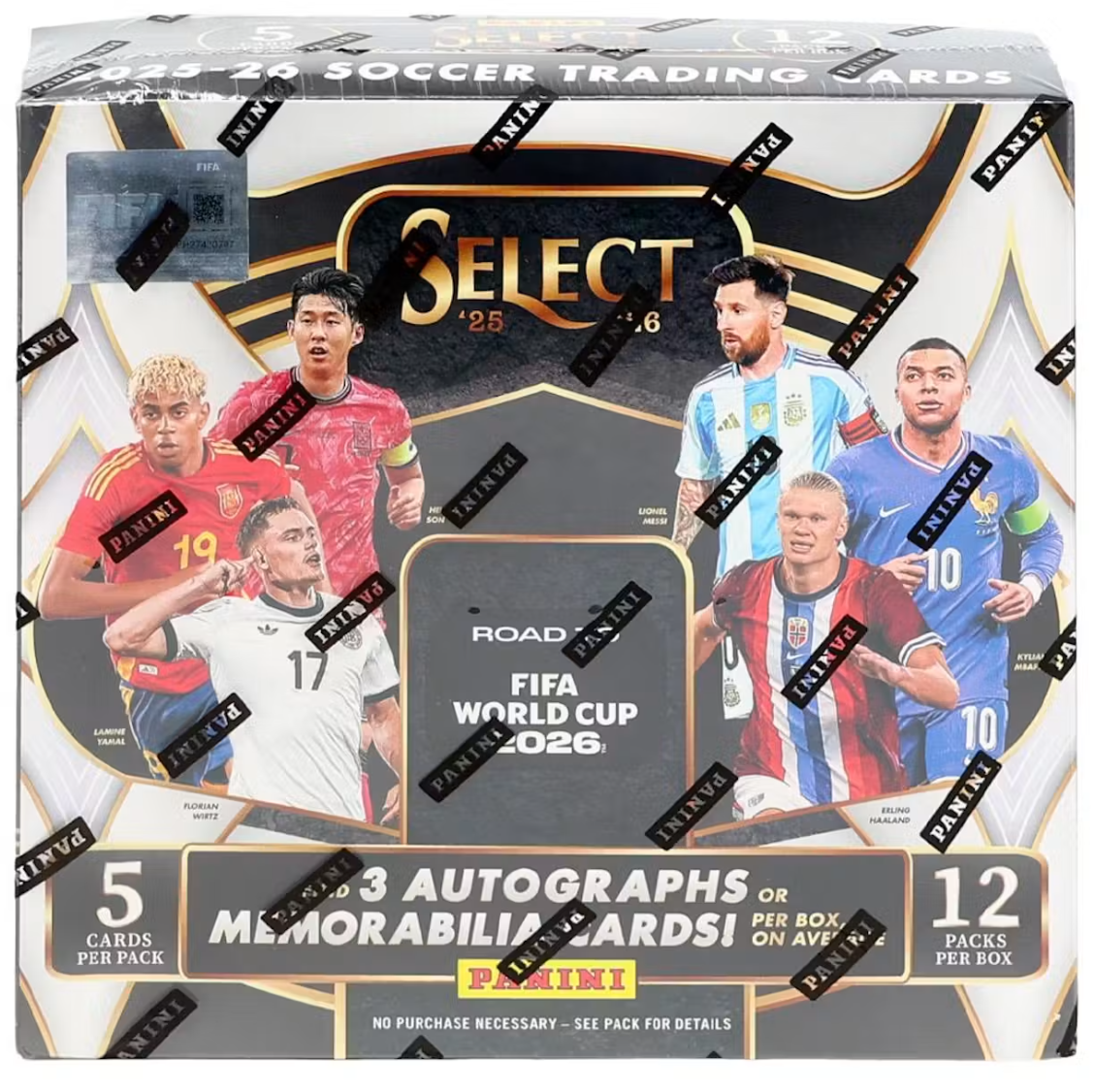 2025/26 Panini Select Road to FIFA World Cup Soccer Hobby Box
