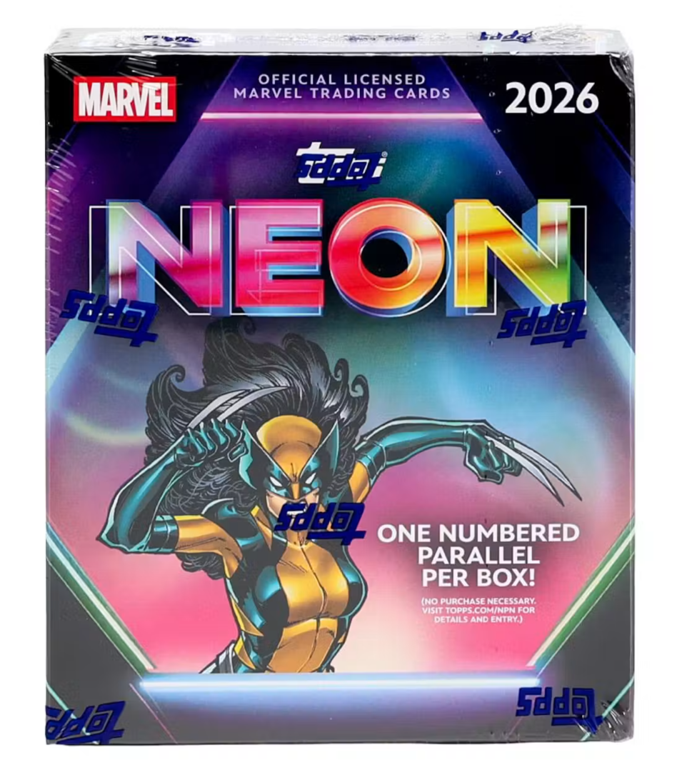 2026 Topps Marvel Neon Mega Box