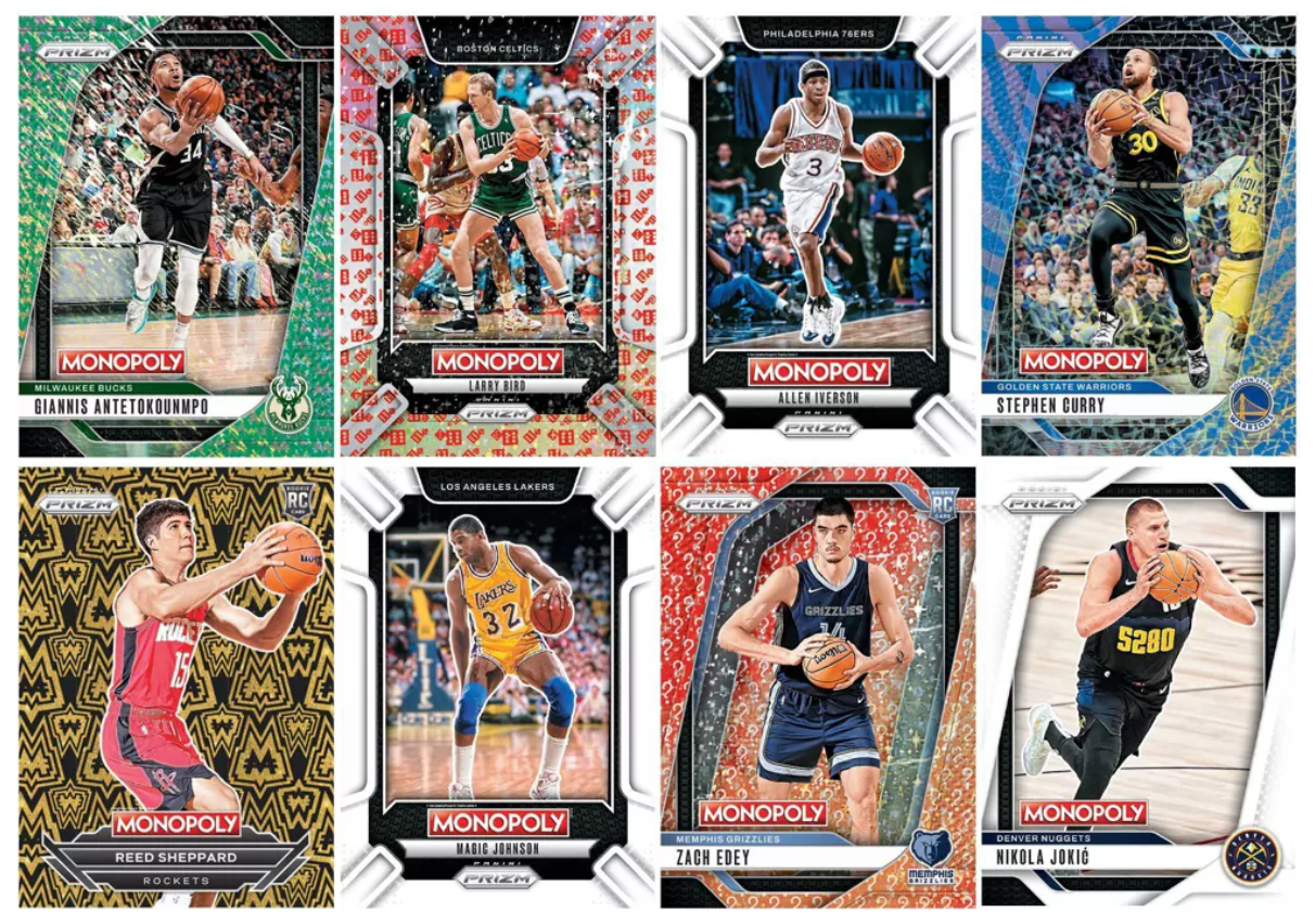 Monopoly Panini Prizm: 2024-25 NBA Basketball Trading Cards Booster Box