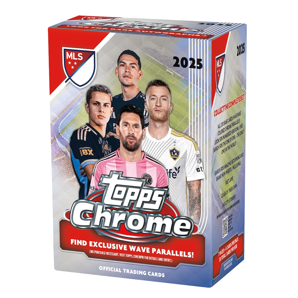 2025 Topps MLS Chrome Factory Sealed Value Box
