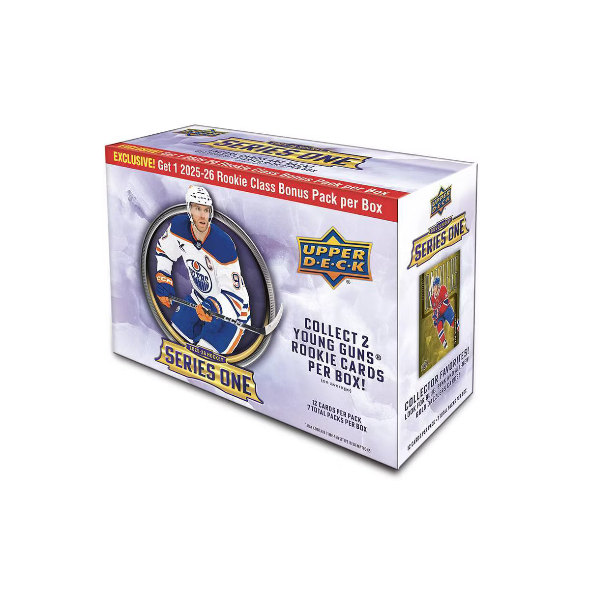 2025-26 Upper Deck NHL Series One Hockey Trading Card Mega Box