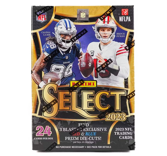 2023 Panini Select Football 6-Pack Blaster Box (Red & Blue Prizms!)