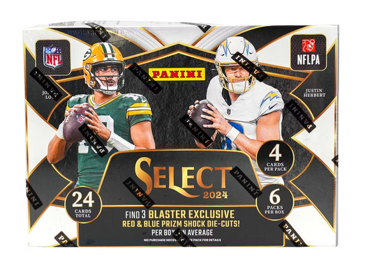 2024 Panini Select Football 6-Pack Blaster Box (Red & Blue Prizms!)