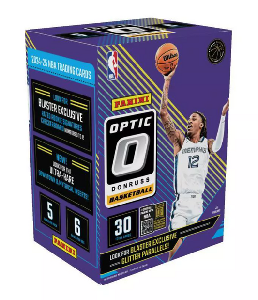 2024-25 Panini NBA Optic Donruss Basketball Trading Card Blaster Box