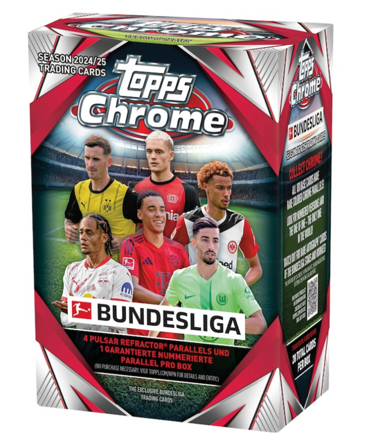 2025 Topps Chrome Bundesliga Factory Sealed Value Box