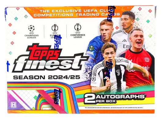 2024/25 Topps UEFA Club Competitions Finest Soccer Hobby Box