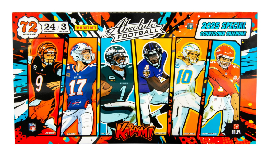 2025 Panini Absolute Football Countdown Calendar Box