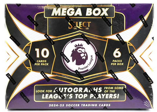 2024/25 Panini Select Premier League EPL Soccer Hobby Mega Box