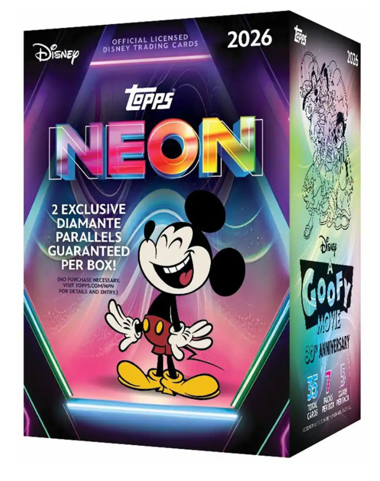 2026 Topps Disney Neon Blaster Box