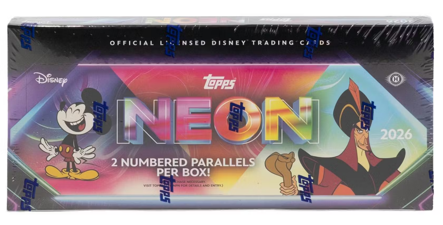 2026 Topps Disney Neon Hobby Box