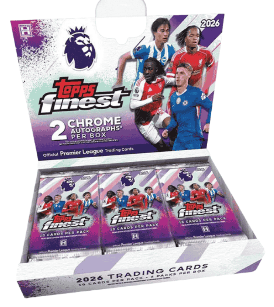 2026 Topps Finest English Premier League Soccer Hobby Box