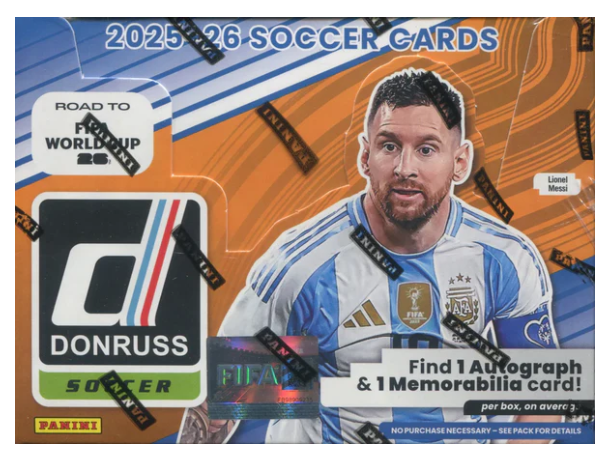 2025-26 Panini Donruss Road to FIFA World Cup Soccer Hobby Box