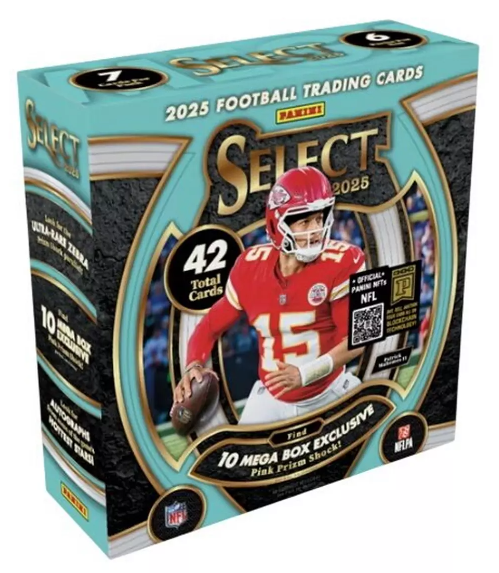 2025 Panini Select NFL Trading Card Mega Box