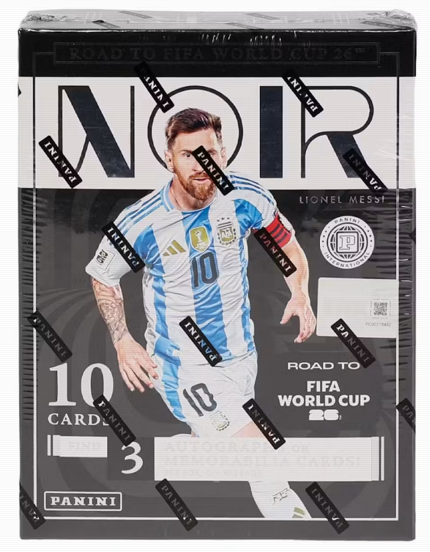 2025/26 Panini Noir Road to FIFA World Cup Soccer Hobby International Box