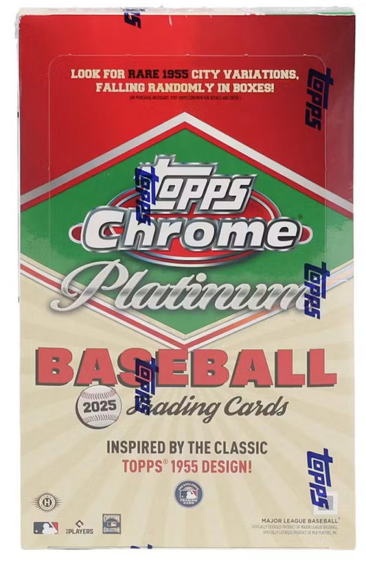 2025 Topps Chrome Platinum '55 Baseball Hobby Box