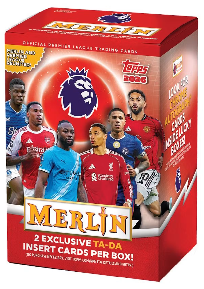 2025/26 Topps Merlin Premier League EPL Soccer Blaster Box