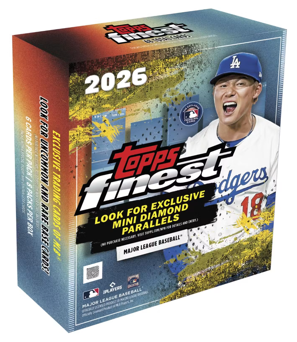 2026 Topps Finest Baseball Mega Box