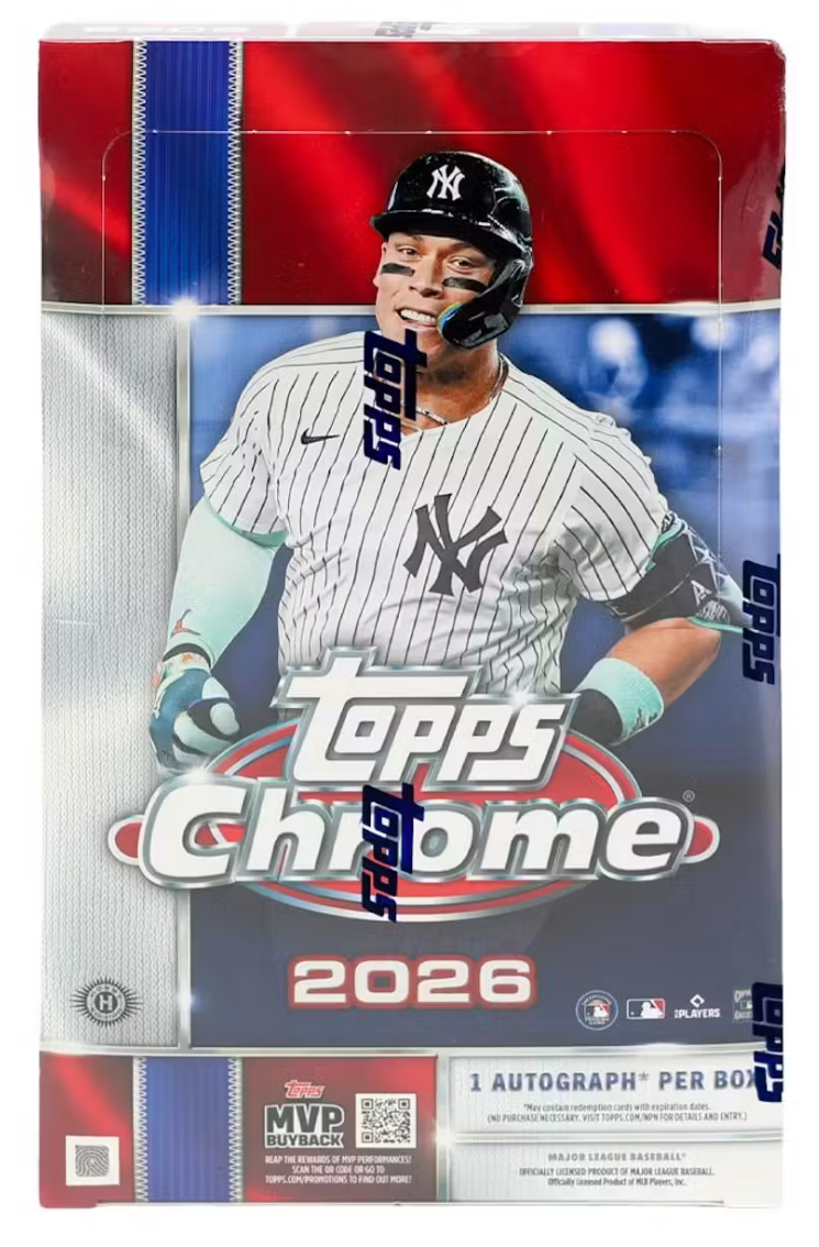 2026 Topps Chrome Baseball Hobby Box
