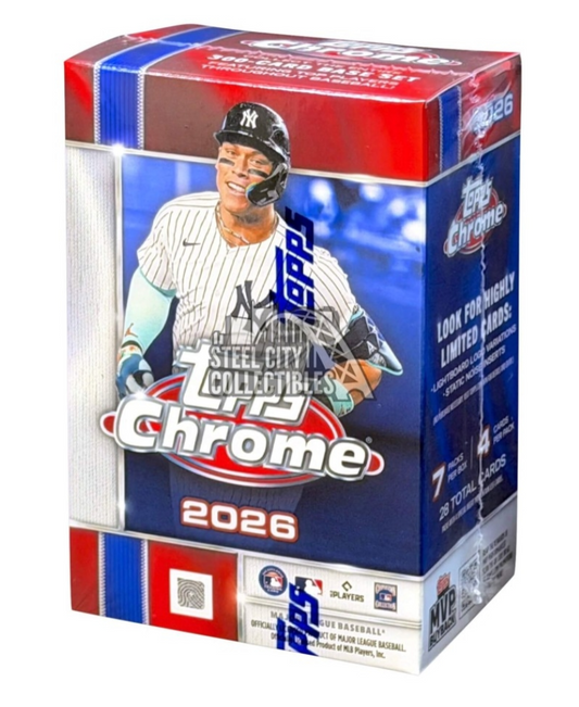 2026 Topps Chrome Baseball Blaster Box