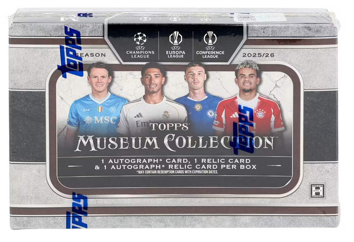 2025/26 Topps UEFA Club Competitions Museum Collection Soccer Hobby Box