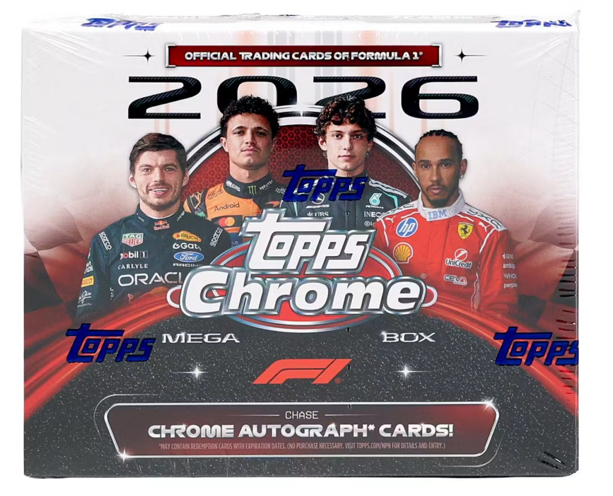 2026 Topps Chrome F1 Formula 1 Mega Box