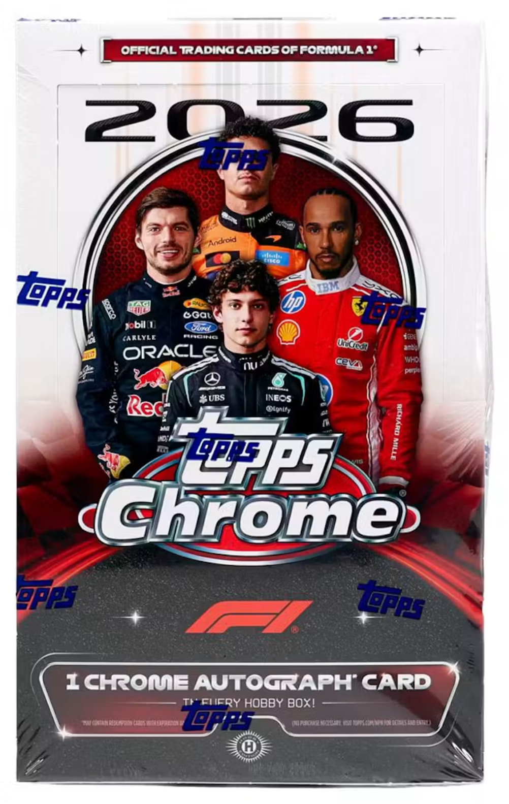 2026 Topps Chrome F1 Formula 1 Hobby Box