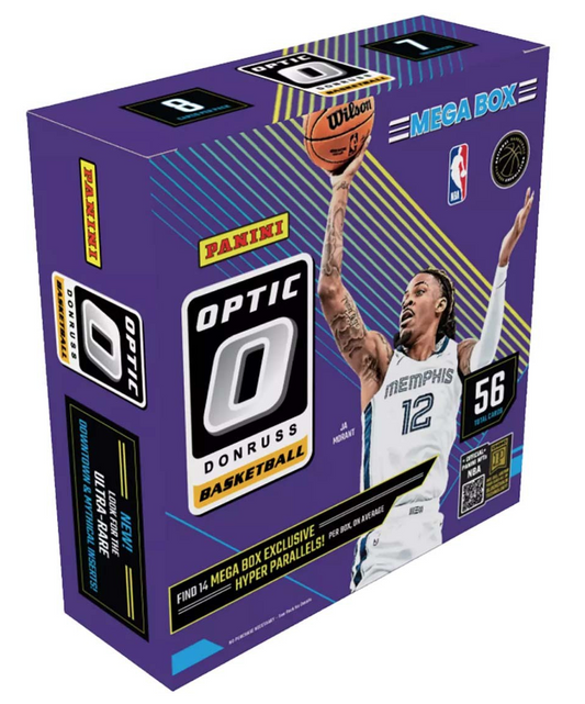 2024-25 Panini NBA Optic Donruss Basketball Trading Card Mega Box