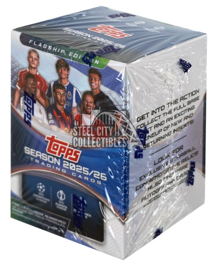 2025-26 Topps UEFA Club Competitions Soccer Blaster Box